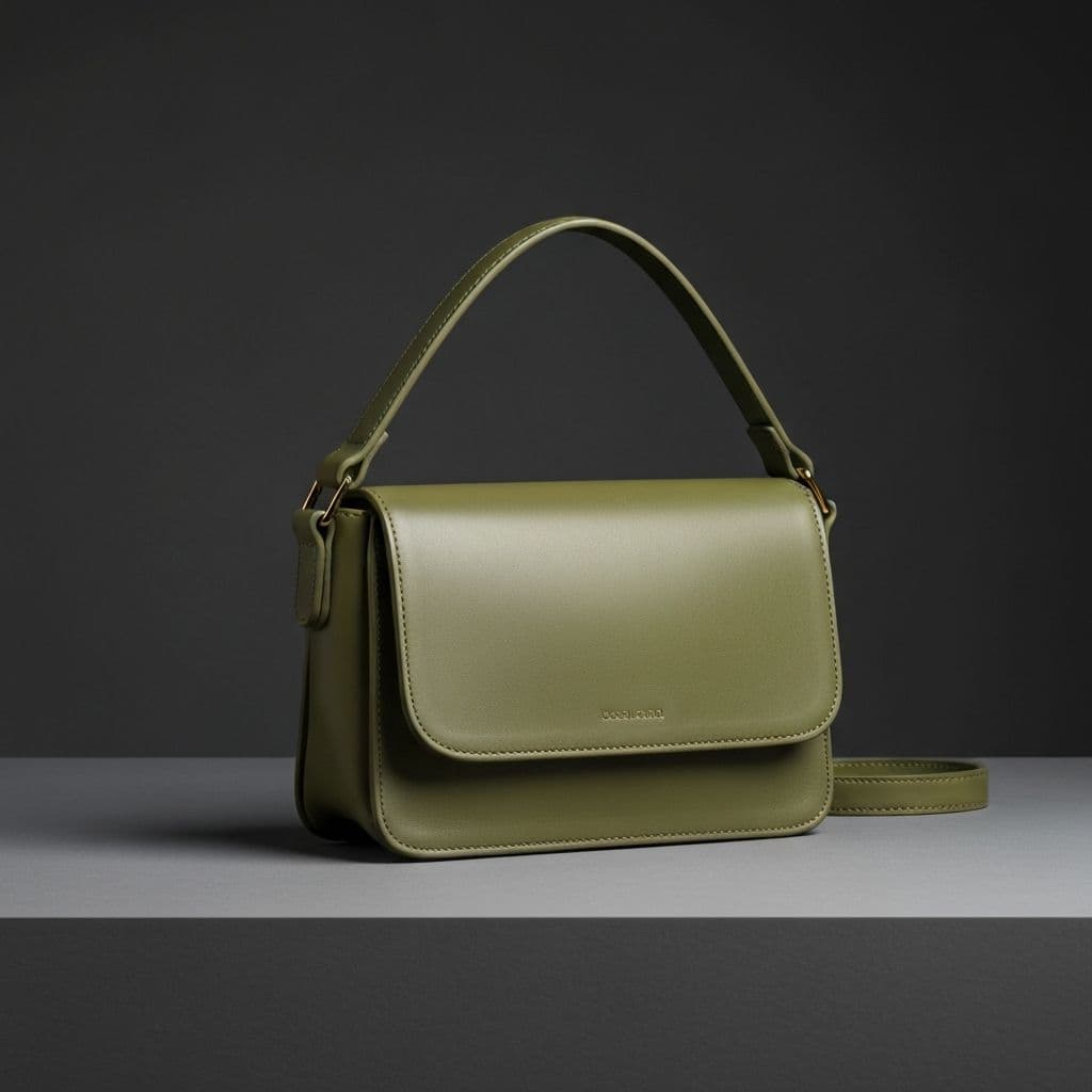 Aurora Shoulder Bag in Moss