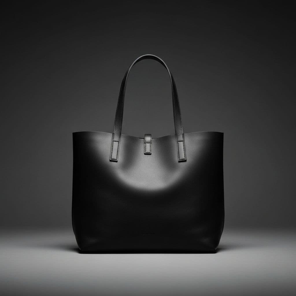 Serene Tote in Noir